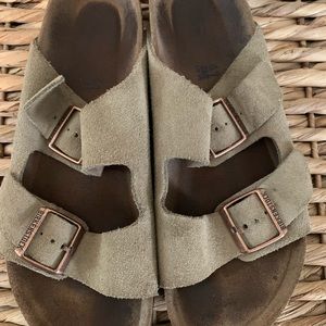 Birkenstock Arizona Soft Footbed Sandals Taupe